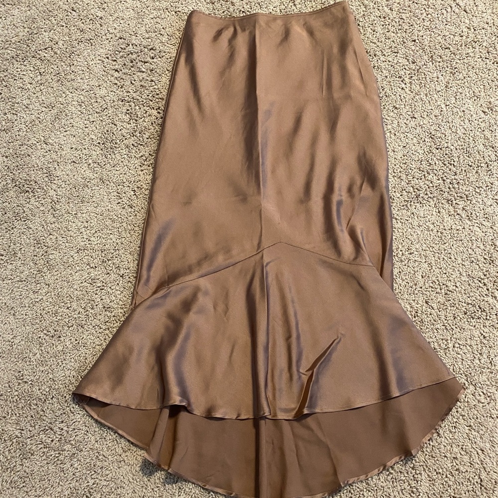 Abercrombie Satin Midaxi Skirt